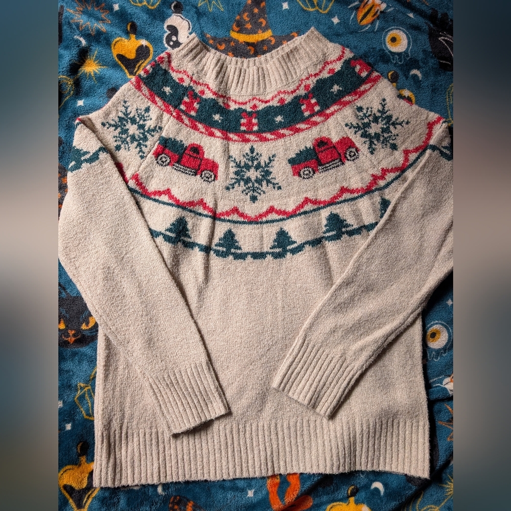 Maurices Holiday Truck Fair Isle Sweater